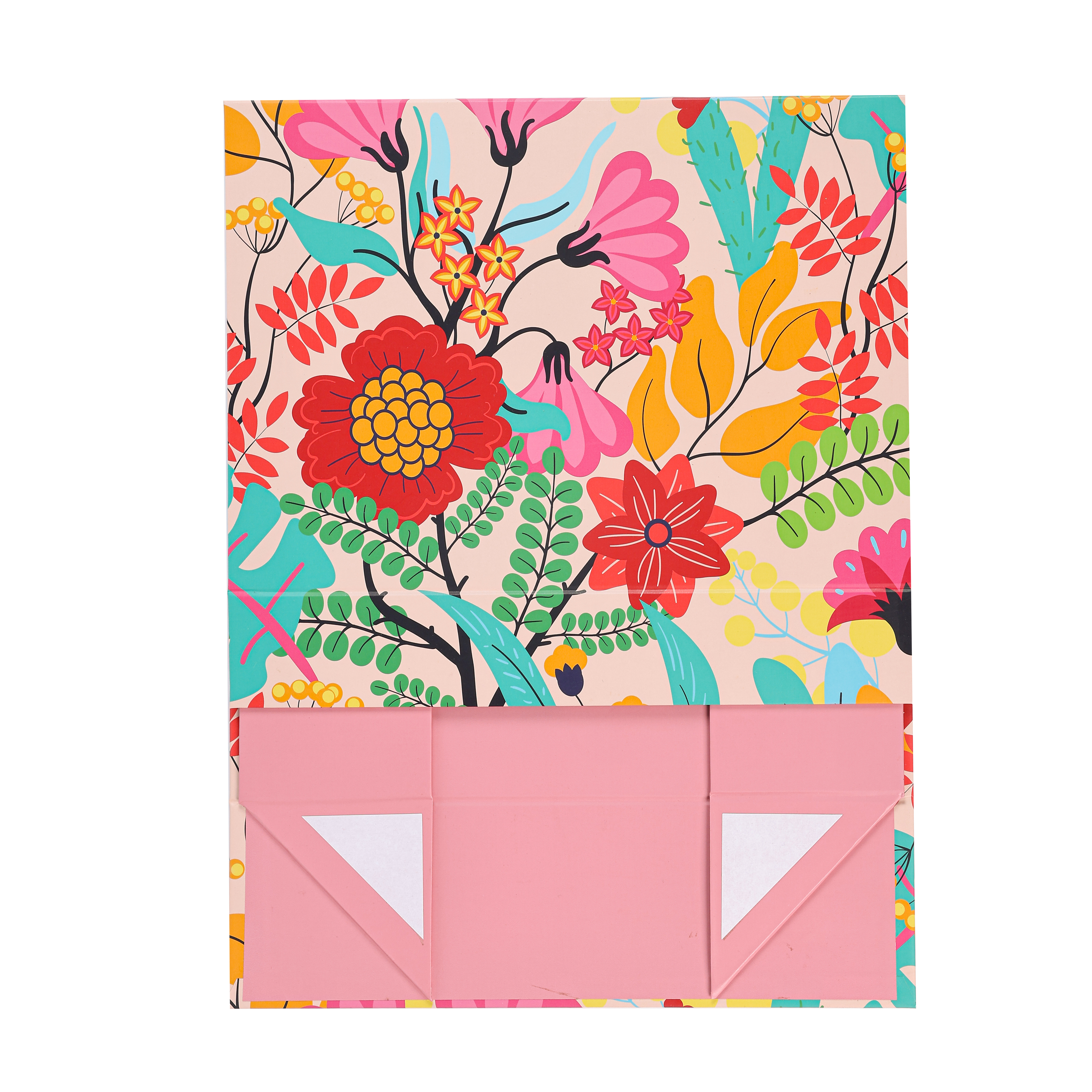 Colorful flower gift paper box GB003
